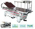 Automne électrique de hausse de lit de transport d'hôpital de secours de chariot en acier à civière