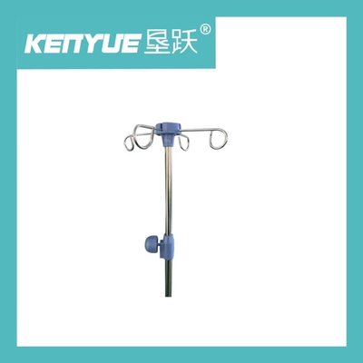 acheter Couleur bleue de matériel en plastique en métal de support d'infusion de lit d'hôpital fabrication en ligne