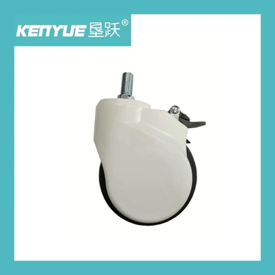 acheter Matériel blanc de l'hôpital TPR accessoires de lit d'hôpital de roulettes de 5 pouces fabrication en ligne
