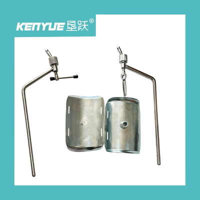 acheter Matériel blanc argenté en métal de repos de jambe de fer médical pour le lit d'hôpital fabrication en ligne