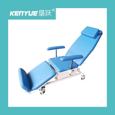 acheter Hôpital électrique en acier bleu réglable de chaise de dialyse d'angle spécial fabrication en ligne