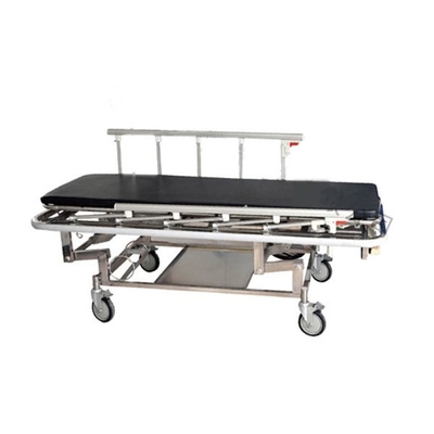 acheter Produit médical Structure du patient Roue de chariot avec couverture extérieure de frein Lit de transfert de fauteuil roulant fabrication en ligne