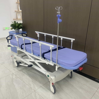 acheter Téléphone portable hydraulique équipement hospitalier équipement médical chariot de patient garde-corps pliable transfert de fauteuil roulant fabrication en ligne