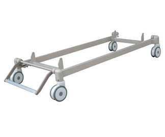 acheter Roulettes centrales de catégorie médicale de circuit de freinage alliage d'aluminium de 6 pouces fabrication en ligne
