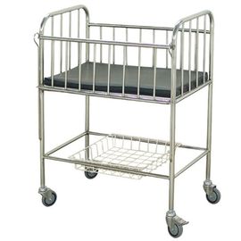 acheter Installation facile mobile d'acier inoxydable d'hôpital de huche infantile de bébé avec le matelas fabrication en ligne