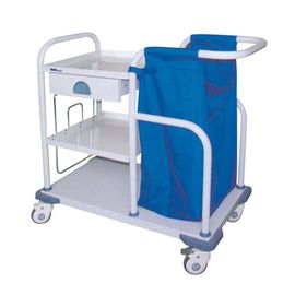 acheter Blanchisserie rassemblant le chariot à instrument médical pour l'acier au carbone d'hôpital d'hôtel pulvérisé fabrication en ligne