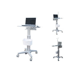 acheter Mobile médical d'hôpital de chariot à ordinateur de colonne en aluminium gardant des ronds avec la batterie fabrication en ligne
