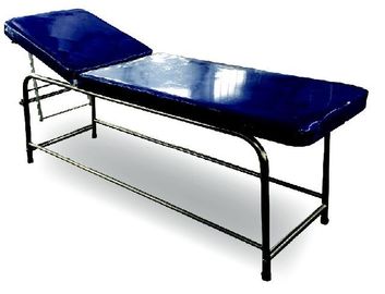 acheter Jambes bleues de couleur de divan d'examen médical d'acier inoxydable équipées des tronçons de PVC fabrication en ligne