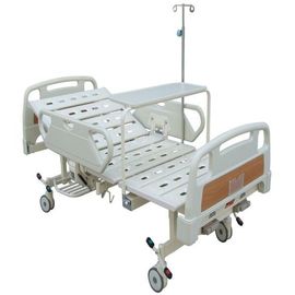 acheter Lit d'hôpital manuel normal avec deux manivelles mobiles avec le panneau de Dinning fabrication en ligne