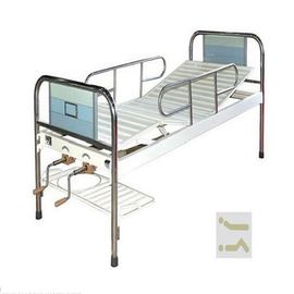 acheter Lit patient manuel de meubles d'hôpital avec le panneau arrière de deux manivelles fait par le cadre de solides solubles avec le panneau stratifié fabrication en ligne