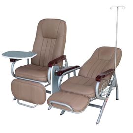 acheter La chaise de transfusion d'hôpital pour le repos patient de dos d'utilisation et le pied reposent réglable fabrication en ligne