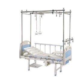 acheter Lit orthopédique de traction d'hôpital de support de plancher de manivelles manuelles du lit quatre dédoublé - à jambes fabrication en ligne