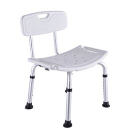 acheter Alliage d'aluminium réglable Matte Finish de taille blanche de chaise de Bath d'hôpital fabrication en ligne