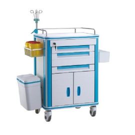 acheter Chariot médical de chariot à anesthésie pour l'urgence d'hôpital, chariot d'accident de ressuscitation fabrication en ligne