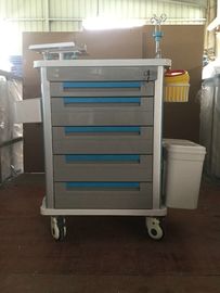 acheter Chariot médical de chariot à acier inoxydable, la livraison de drogue de chariot à secours d'Icu d'hôpital fabrication en ligne