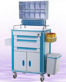 acheter Chariot médical à chariot d'accident d'hôpital, chariot en plastique de chariot, fait dans le chariot médical multifonctionnel bon marché de chariot de la Chine fabrication en ligne