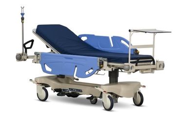 acheter Chariot de poussettes d'urgence en acier inoxydable 4 roues pour les installations hospitalières fabrication en ligne