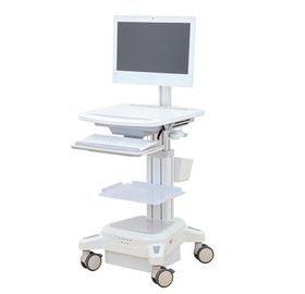 acheter Poste de travail tout d'hôpital d'ABS dans un chariot à chariot d'ordinateur avec la roue muette de roulette fabrication en ligne