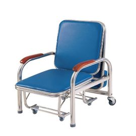 acheter Le préposé médical de chaises d'infusion de chevet d'acier inoxydable accompagnent l'OEM se pliant fabrication en ligne
