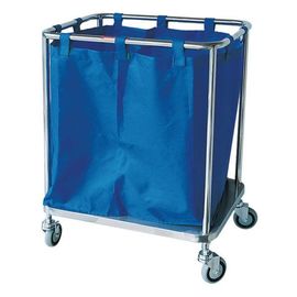 acheter Blanchisserie nettoyant le chariot médical de féculence mobile sur le chariot à alliage d'aluminium de roues fabrication en ligne