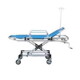 acheter Bleu matériel de couleur de chariot à civière de secours d'alliage d'aluminium fabrication en ligne