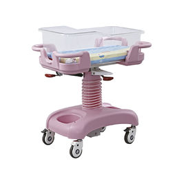 acheter Le conducteur réglable de luxe médical de huche de lit d'enfant de bébé avec roulent dedans le rose fabrication en ligne