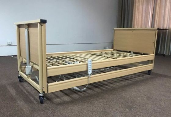 acheter Lit d'hôpital électrique médical de la fonction ICU 820MM des meubles 5 en bois fabrication en ligne