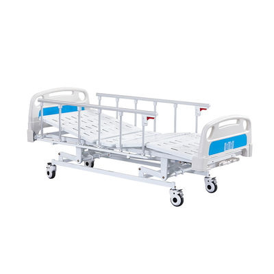acheter Trois fonctions tournent la manivelle du côté d'alliage d'aluminium clôture les lits d'hôpital manuels patients fabrication en ligne