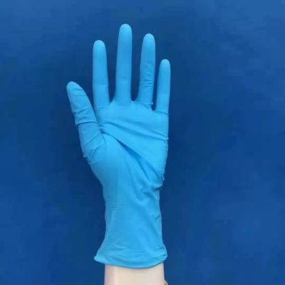 acheter Tailles matérielles de nitriles hôpital-spécifiques bleus de gants jetables trois fabrication en ligne