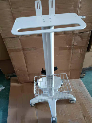 acheter Chariot médical blanc de poste de travail d'ordinateur pour surveiller l'hôpital fabrication en ligne