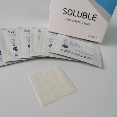 acheter Matériel blanc de cellulose carboxyméthylique de gaze hémostatique médicale fabrication en ligne
