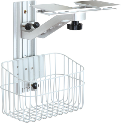 acheter Bras médical blanc de chariot à moniteur avec les roulettes universelles de 4 pouces fabrication en ligne