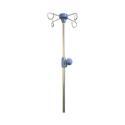 Couleur bleue de matériel en plastique en métal de support d'infusion de lit d'hôpital