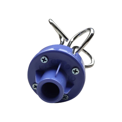 Matière plastique en métal bleu et blanc de crochet de poteau d'infusion d'hôpital