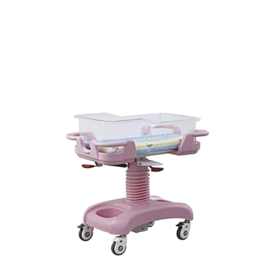 Huche en plastique rose de bébé d'hôpital pour le nettoyage et la mise à jour faciles