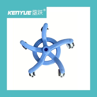 Acier inoxydable de support mobile bleu d'infusion avec des roues démontables