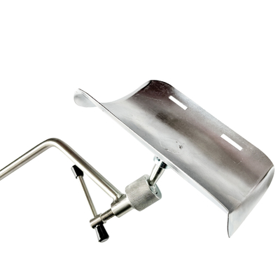 Matériel blanc argenté en métal de repos de jambe de fer médical pour le lit d'hôpital