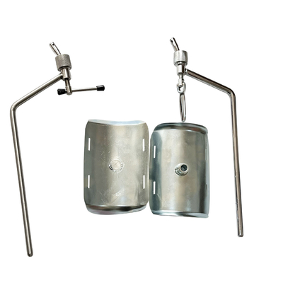 Accessoires matériels de lit de la livraison en métal d'unité centrale de repos de jambe de fer d'obstétrique d'hôpital