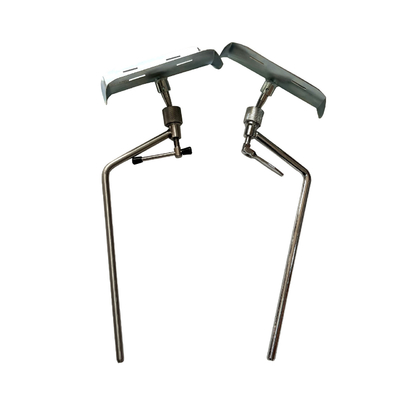 Accessoires matériels de lit de la livraison en métal d'unité centrale de repos de jambe de fer d'obstétrique d'hôpital