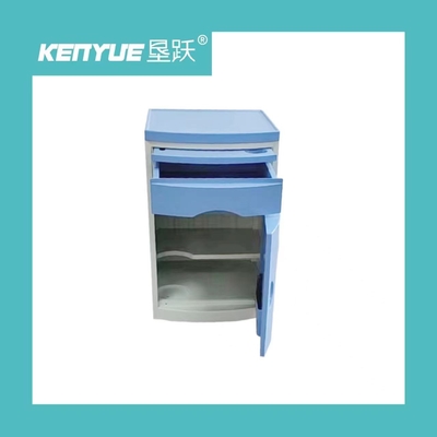 Cabinet médical mobile de tiroirs de table de chevet d'hôpital d'ABS avec quatre roulettes