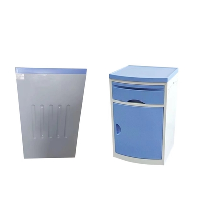 Cabinet médical mobile de tiroirs de table de chevet d'hôpital d'ABS avec quatre roulettes