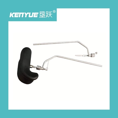 Support de jambe médical hospitalier obstétrique et gynécologie noir