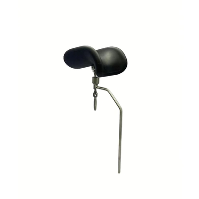 Tableau obstétrique d'opération en métal noir de soutien de jambe d'acier inoxydable