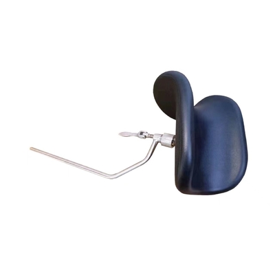 Tableau obstétrique d'opération en métal noir de soutien de jambe d'acier inoxydable