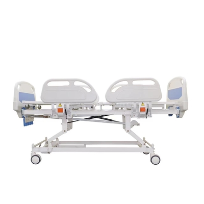 lit d'hôpital manuel de Quatre-secousse pour le lit d'hôpital bleu d'hôpital