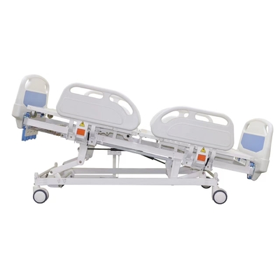 lit d'hôpital manuel de Quatre-secousse pour le lit d'hôpital bleu d'hôpital