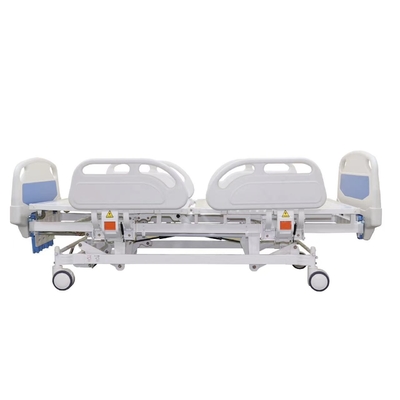 Hôpital quatre manuel détraqué soignant la roulette patiente de contrôle de lit enduite d'époxyde