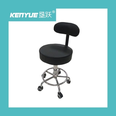 Chaise noire de refuge d'hôpital de selles d'infirmière de couleur démontable