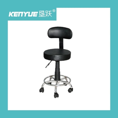 Chaise noire de refuge d'hôpital de selles d'infirmière de couleur démontable