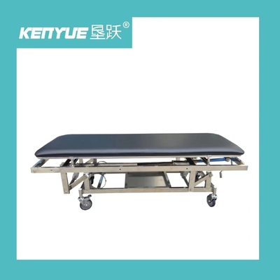 Chariot réglable à civière d'ambulance de secours de taille de manuel d'acier inoxydable